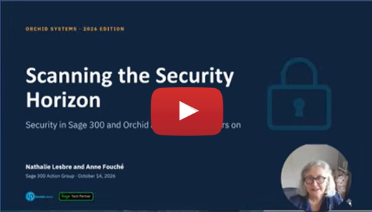 Video - Enhancing Security in Sage 300