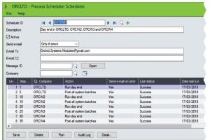 Process Scheduler screenshot