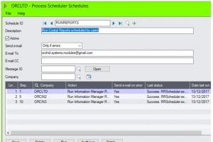 Process Scheduler screenshot