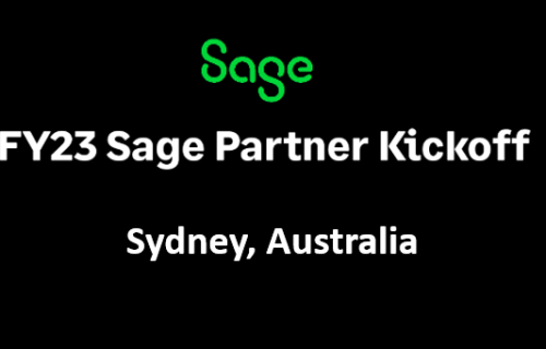 Sage FY23 Partner Kickoff (Sydney)