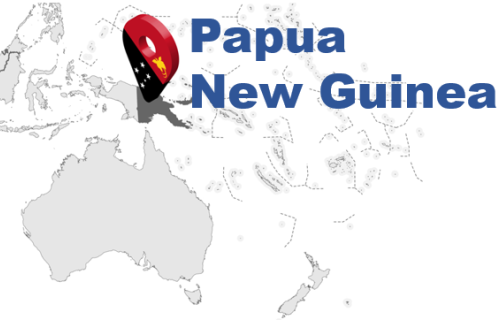 Papua New Guinea map