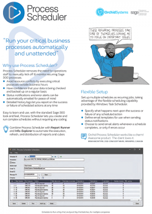 Process Scheduler brochure thumb