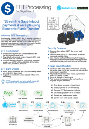 EFT Processing for Sage Intacct brochure 