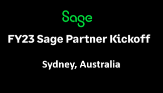 Sage FY23 Partner Kickoff (Sydney)