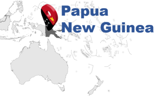 Papua New Guinea map