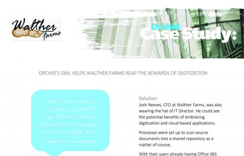 Walther Farms Case Study