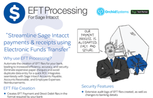 EFT Processing for Sage Intacct Brochure